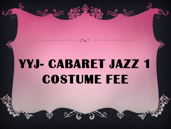 YYJ - Cabaret Jazz 1 Costume