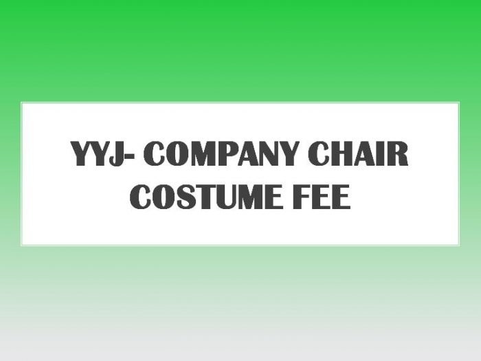 YYJ - Company Chair Costume