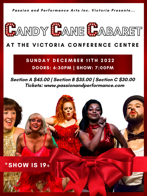Passion and Performance Presents Candy Cane Cabaret 2022 Passion